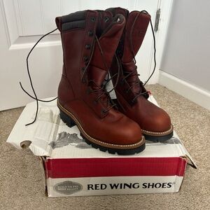 Red Wing Shoes Chestnut Leather Boots